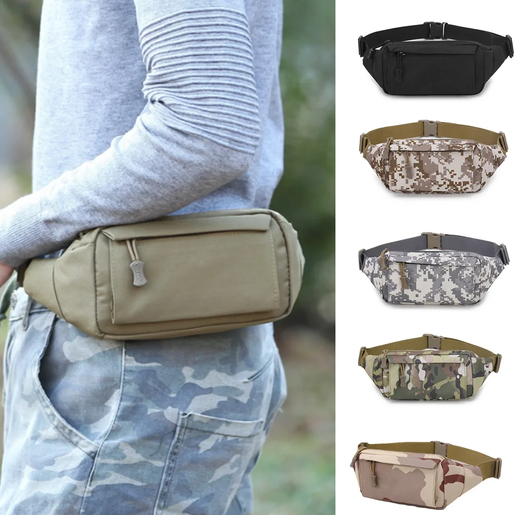 High Quality Men Waterproof Nylon Sling Chest Fanny Pack Male Waist Bag