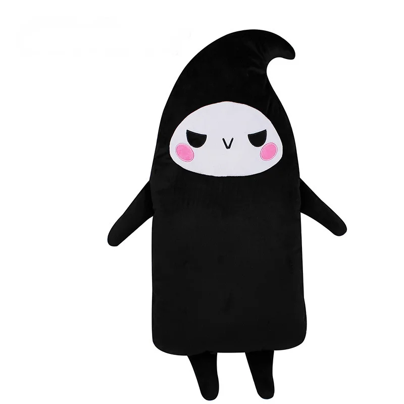 Цена 65 см overwatches Плюшевые игрушки Куклы Kawaii версии жнец АУ плюшевые подушки Подушки Мягкая кукла Игрушечные лошадки Рождество подарок на Хэллоуи...