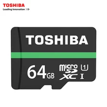 Toshiba Memory Card 64GB Micro sd card Class10 UHS-1 Flash Cards Memory Card Microsd for Tablet/Smartphone Official Verification