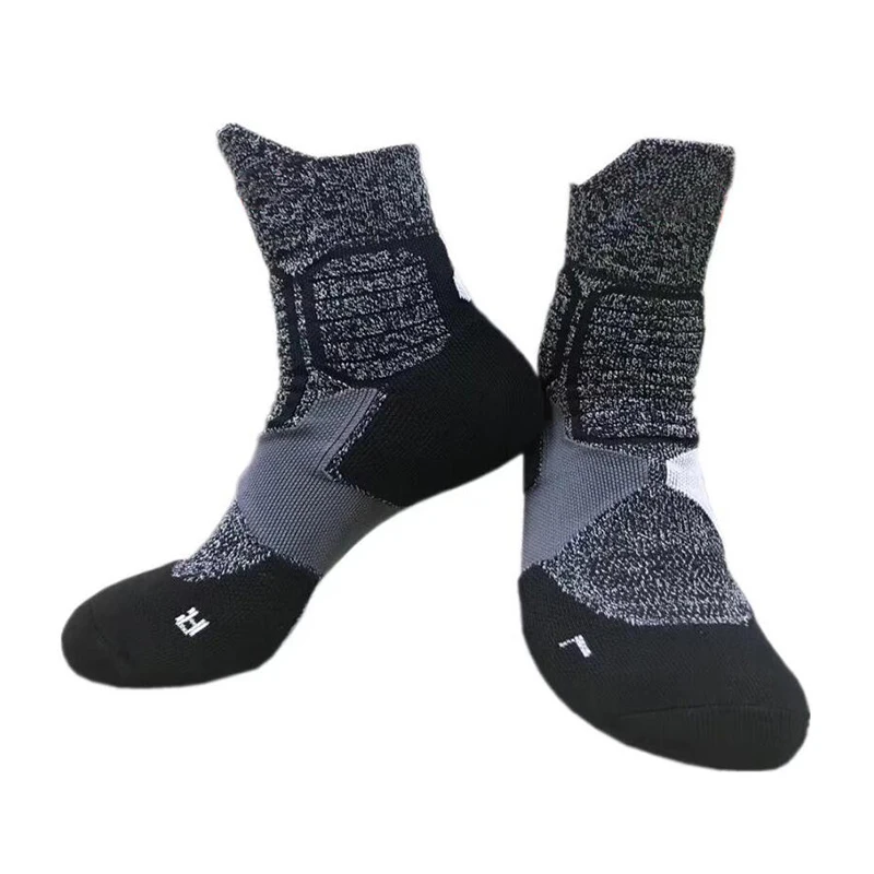 

Adult Outdoor Sports Thicker Towel Bottom Crossfit Basketball Socks Male Sport Socks Compression Cycling Socks