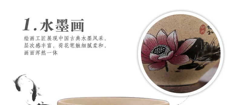Чайная посуда антикварная грубая керамика ручная роспись Лотос чайная чашка керамическая чашка кунг-фу чайная чашка китайский чай церемония мастер чашка подарок