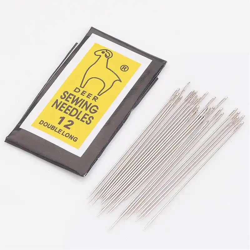 Iron Beading Needles Silver Beading 0.45 x 52mm Pack of 20