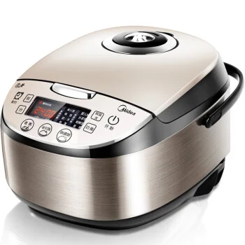 

4L Home Intelligent Dimensional Heating Electric Rice Cooker Turbine Anti-spillage Metal Fuselage Tank Rice Cooking Machine