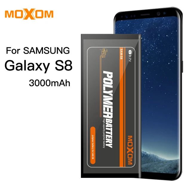 MOXOM Battery For Samsung Galaxy S8 Mobile Phone Battery Replacement