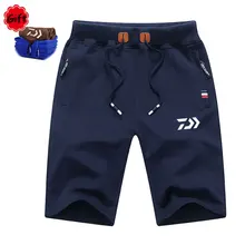 Men Fishing Clothing Summer Outdoor Big Size Hiking Climbing Sports Pants Breathable Short Fishing Pant Free Gift Towel