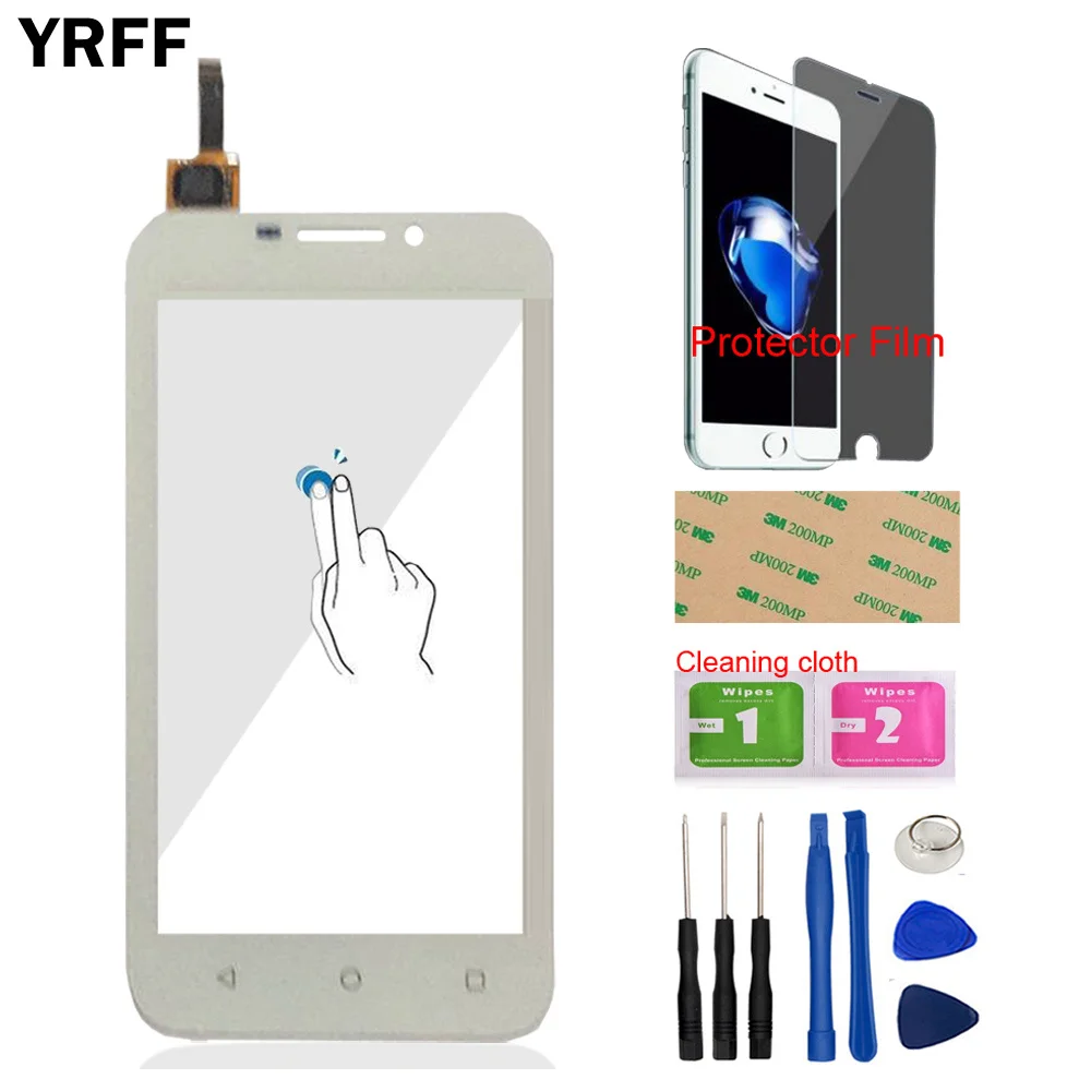 YRFF для Huawei Y541 U02 Y541U02 Y5 Y5c сенсорный экран дигитайзер Переднее стекло объектив