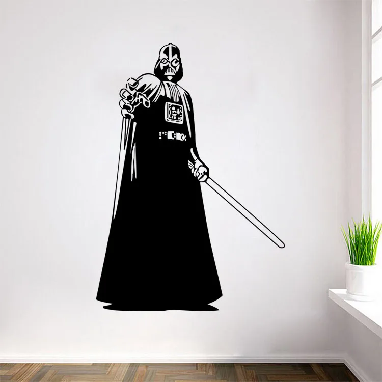 Star Wars Wall Decals Star War Figures Carved Bedroom Wall stickers