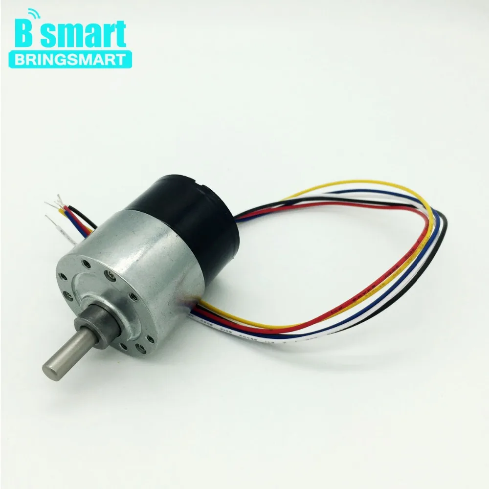 

Bringsmart JGB37-3625 Brushless DC Gear Motor 12V 24V DC Motor Adjust Speed Controller Reversed Mini Gearbox FG Signal Feedback