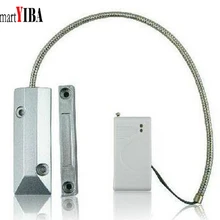 SmartYIBA Беспроводной магнитометр Ролик Затвор раздвижной двери Сенсор 433 м EV1527 Беспроводной Магическая контакта двери окна Сенсор сигнализации