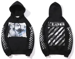 Off white harajuku Толстовка мужская странные вещи хип-хоп