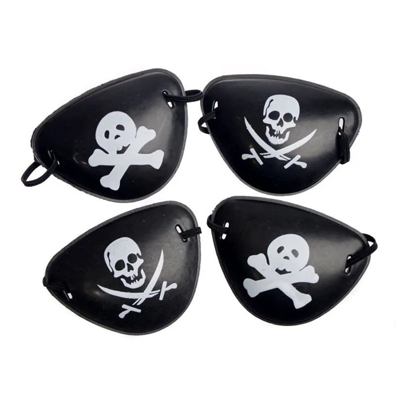 

Hot Selling Newest Halloween Props Accessories Makeup Ball Pirate Caribbean Accessories Pirate Eye Mask One Eyed Dragon Eye Mask