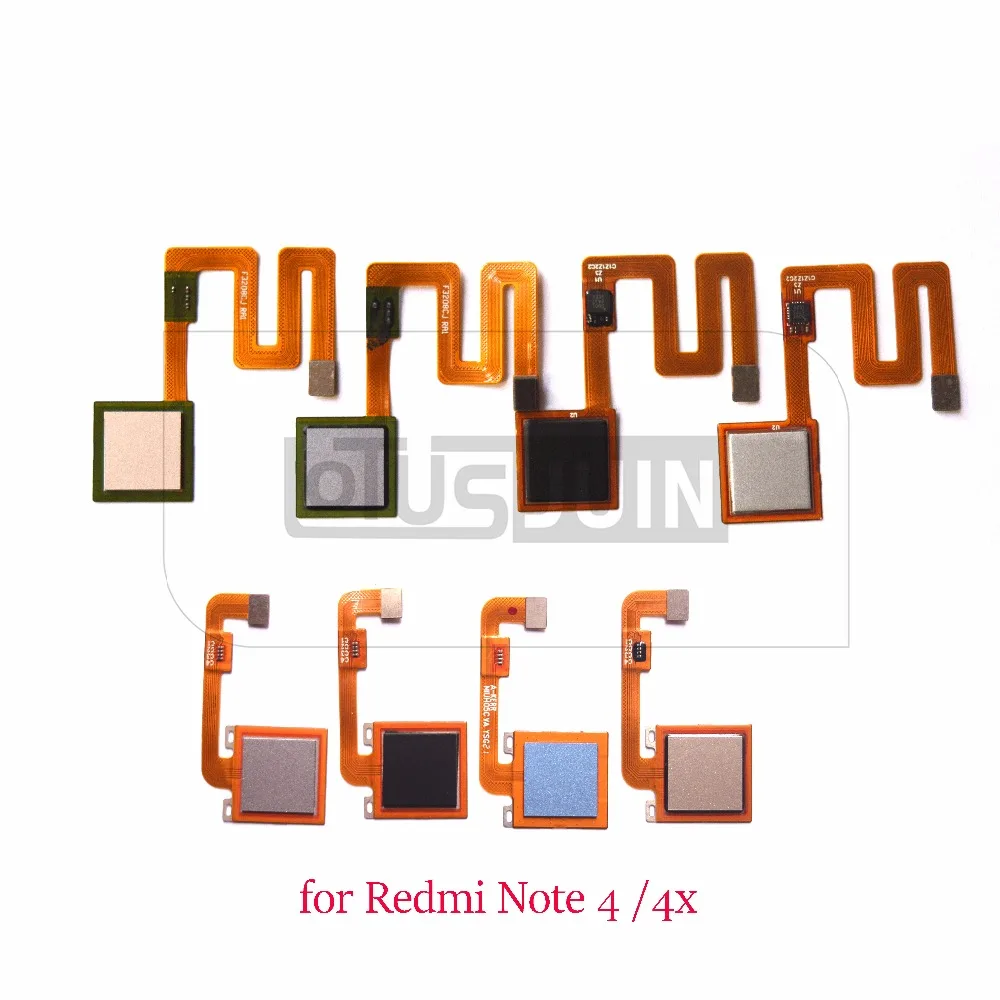 1 шт. Новинка для Xiaomi Redmi Note 4 4X goodix Touch ID сканер отпечатков пальцев гибкий кабель note4