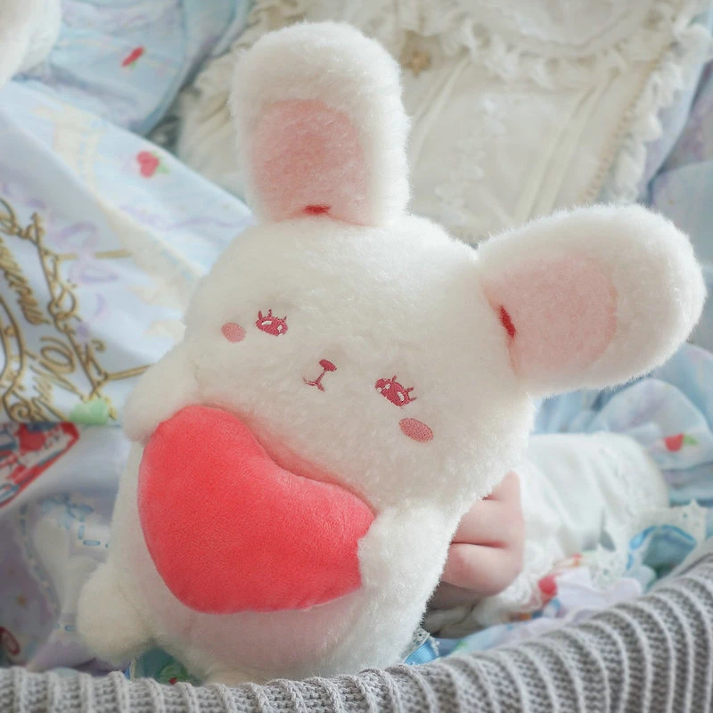 red stuffed bunny