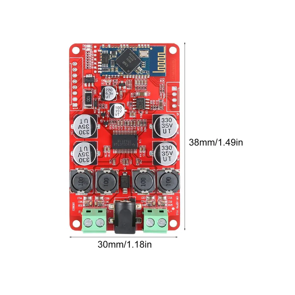 TPA3110 Power Amplifier Board High Power Digital Power Amplifier Board 2X15W Two Channel HF82 Durable