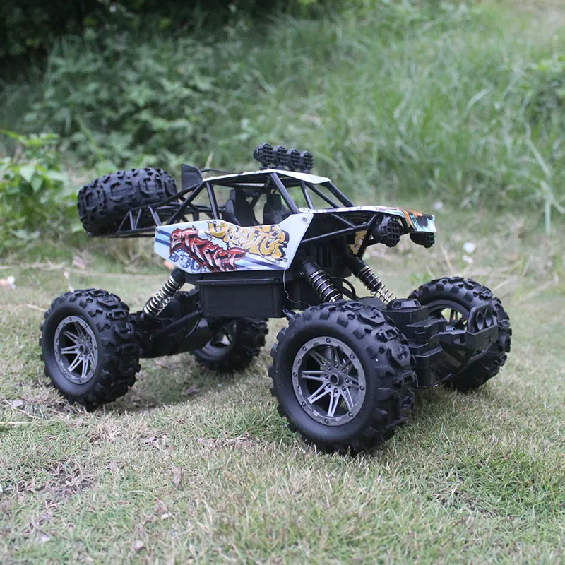 Topekia 1:10 RC автомобиль 4WD 2,4 ГГц скалолазание автомобиль 4x4 двойные двигатели Bigfoot автомобиль дистанционное управление Модель внедорожный автомобиль игрушка - Цвет: G