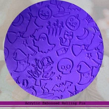 Прозрачный Инструменты для тортов Хеллоуина Fondant(сахарная) торт Тесто ролика