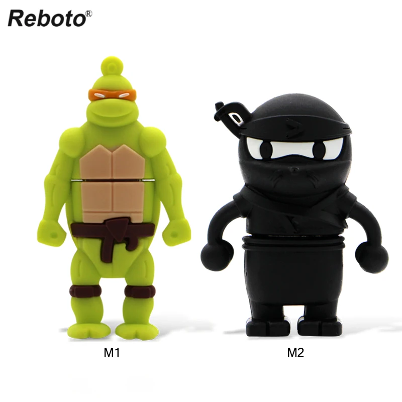 

Retobo Usb 2.0 Pendrives 64GB Cute Personalizado Cartoon TMNT Comic Superman Usb Stick 16GB 4GB 8GB Memory Stick 32GB Toy Gift
