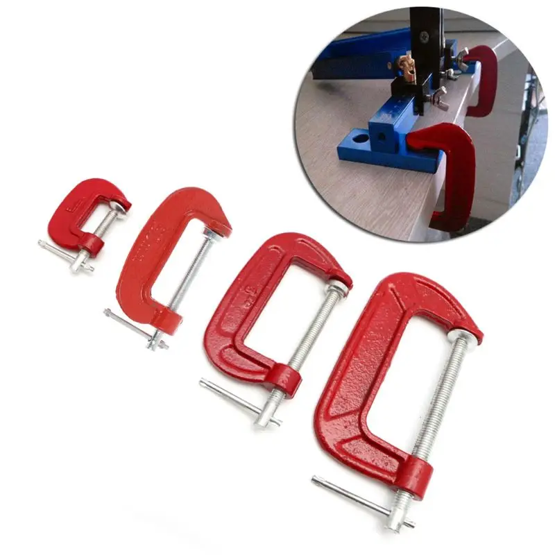 C зажим G Clamp Heavy Duty Metal Woodworks Handyman Carpenter Vise Grip Tool New|Крепления| |