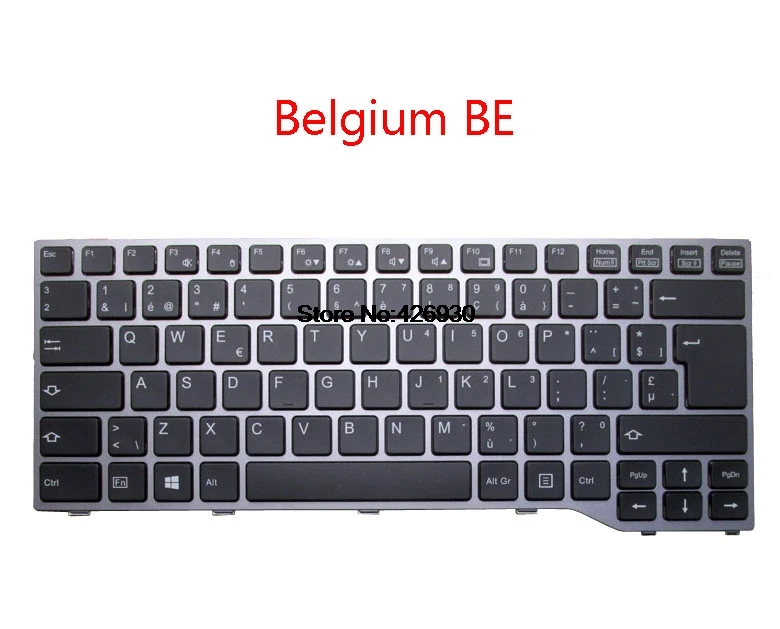 Belgium BE Клавиатура для ноутбука Fujitsu Для Lifebook T725 T726 скандинавский NE Belgium BE CP683312-03 MP-12R86DN6D8551W и - Цвет: Belgium BE