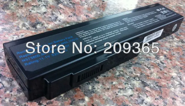 Аккумулятор для ноутбука Asus N53 M50 M50s N53S с возможностью подключения к экрану на нем