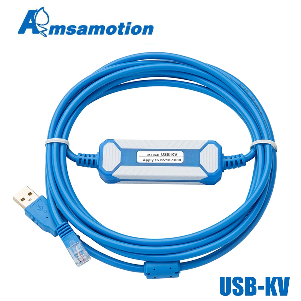 Amsamotion USBKV Suitable Keyence KV All Series Programming Cable PC
