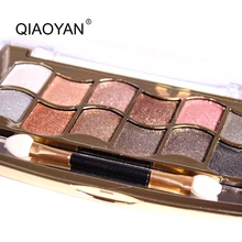 New Natural 12 Colors eye shadow cosmetic long lasting makeup eyeshadow palette professional makeup glitter eye shadow palette
