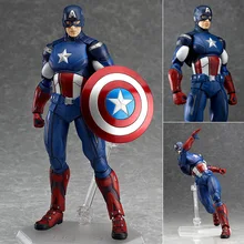 Figma The Avengers Captain America 16cm Boxed Marvel Super Hero PVC Action Figure Collection Model Toy Gift Retail Box
