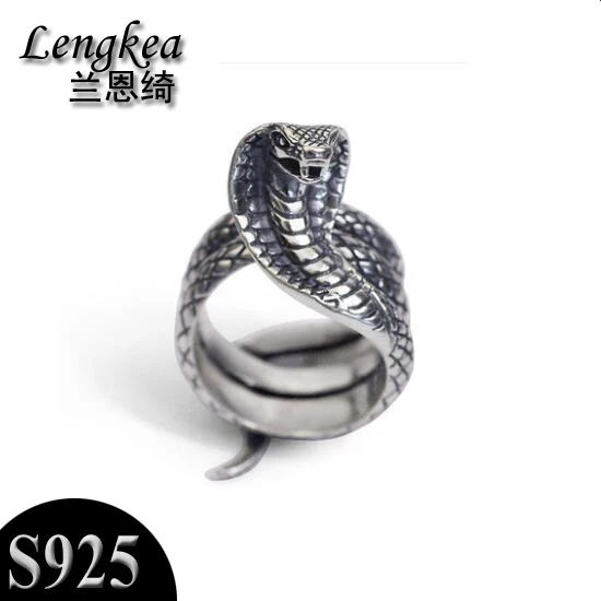 

Men rings Women rings 925 sterling silver cobra snake model men jewelry women jewelry unique rings free shipping charm trinket