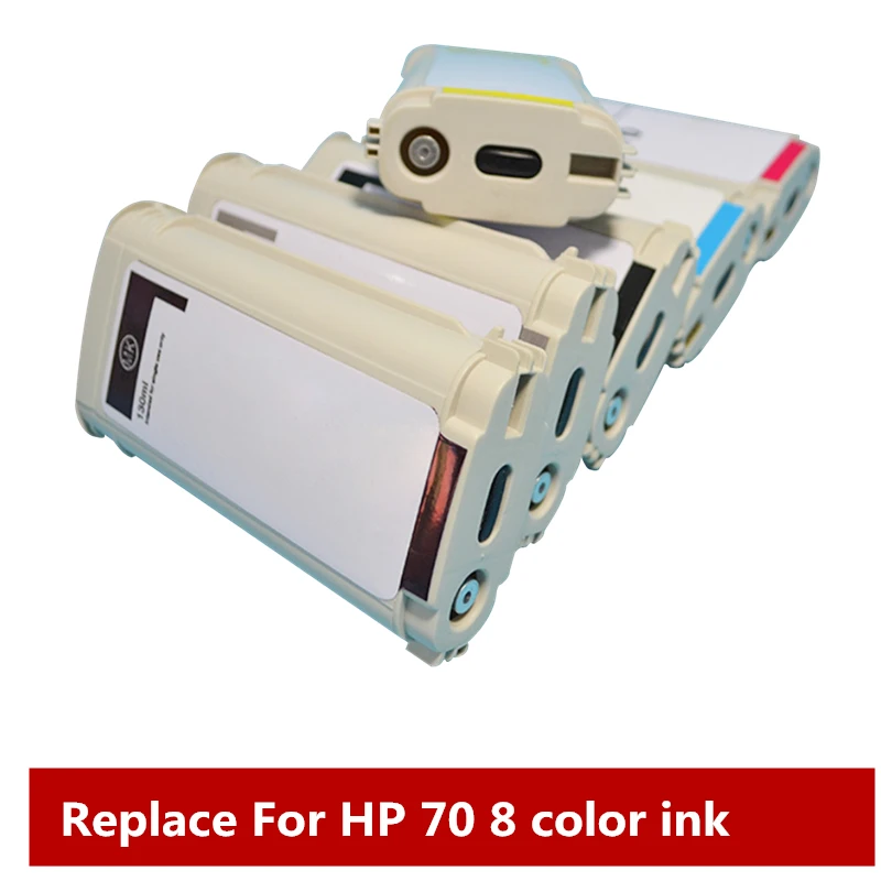 

High quality ink 70 Full 130ML Ink Cartridge With Chip for HP Designjet HPZ2100 Z5200 z5400 Z3100 Z3200 printer