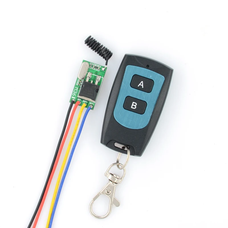 

Wide Voltage RF Remote Switch Car Bus Motorcycle Truck Storage battery Light Lamp LED Mini Wireless Switch12V 13.8V 16V 24V 36V
