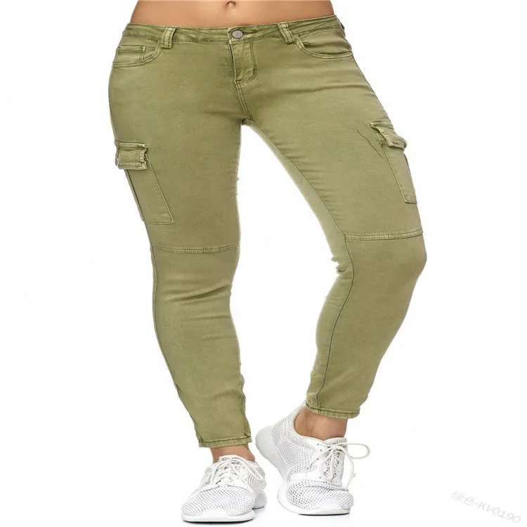 Джинсы Vingate размера плюс S-3XL, женские повседневные штаны, новые женские джинсы деним, обычные джинсы с карманами, брюки для женщин, уличная одежда