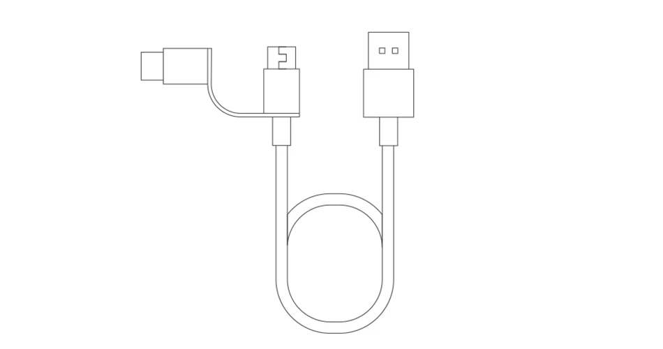 Глобальная версия Xiao mi два в одном зарядный кабель mi cro USB для type-C поддержка быстрой зарядки для Xiao mi Smart Phone Xiaomi mi Pad