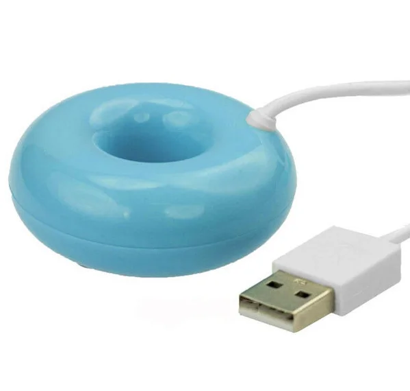Мини пончик увлажнитель плавающий для дома и офиса портативный USB спрей воздуха