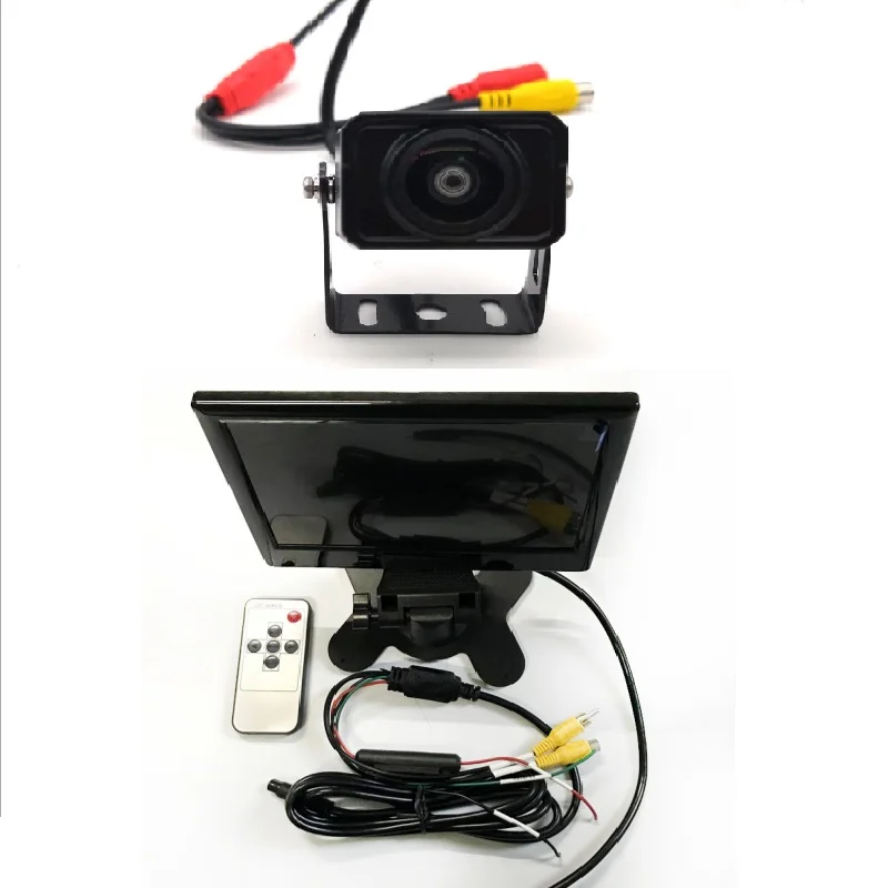 24v Светодиодная камера ночного видения 170 градусов широкоугольная 7 &quotLCD