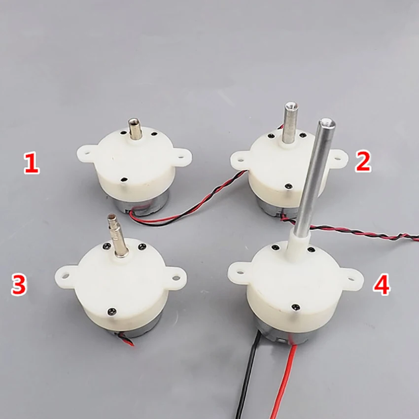 300 Series Gear Motor DC 6V Mini Deceleration Motors Positive Reversal 4 Types Electric Machinery For DIY Hobbies Amateur | Обустройство