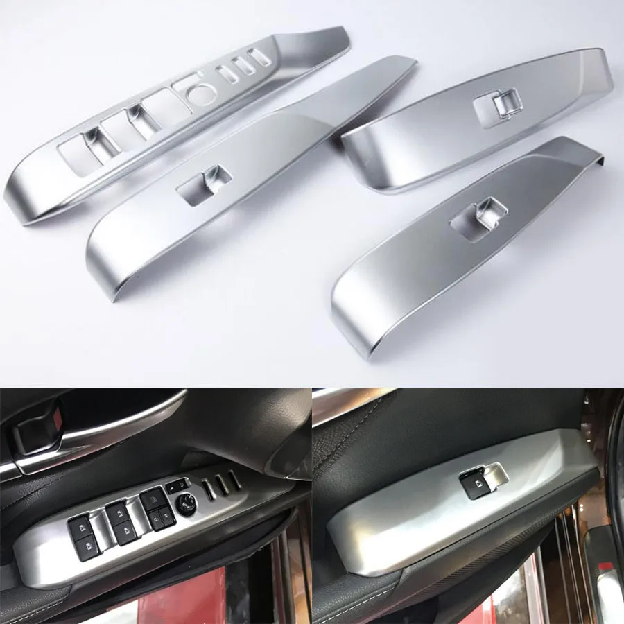 YAQUICKA Car Interior Door Armrest Window Lift Switch Buttons Cover