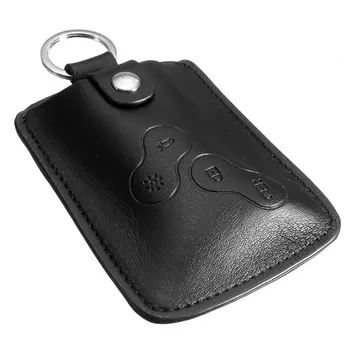 

Car Leather Key Cover Case Wallet Holder Shell for Renault Clio Scenic Megane Duster Sandero Captur Twingo Keychain WITH LOGO