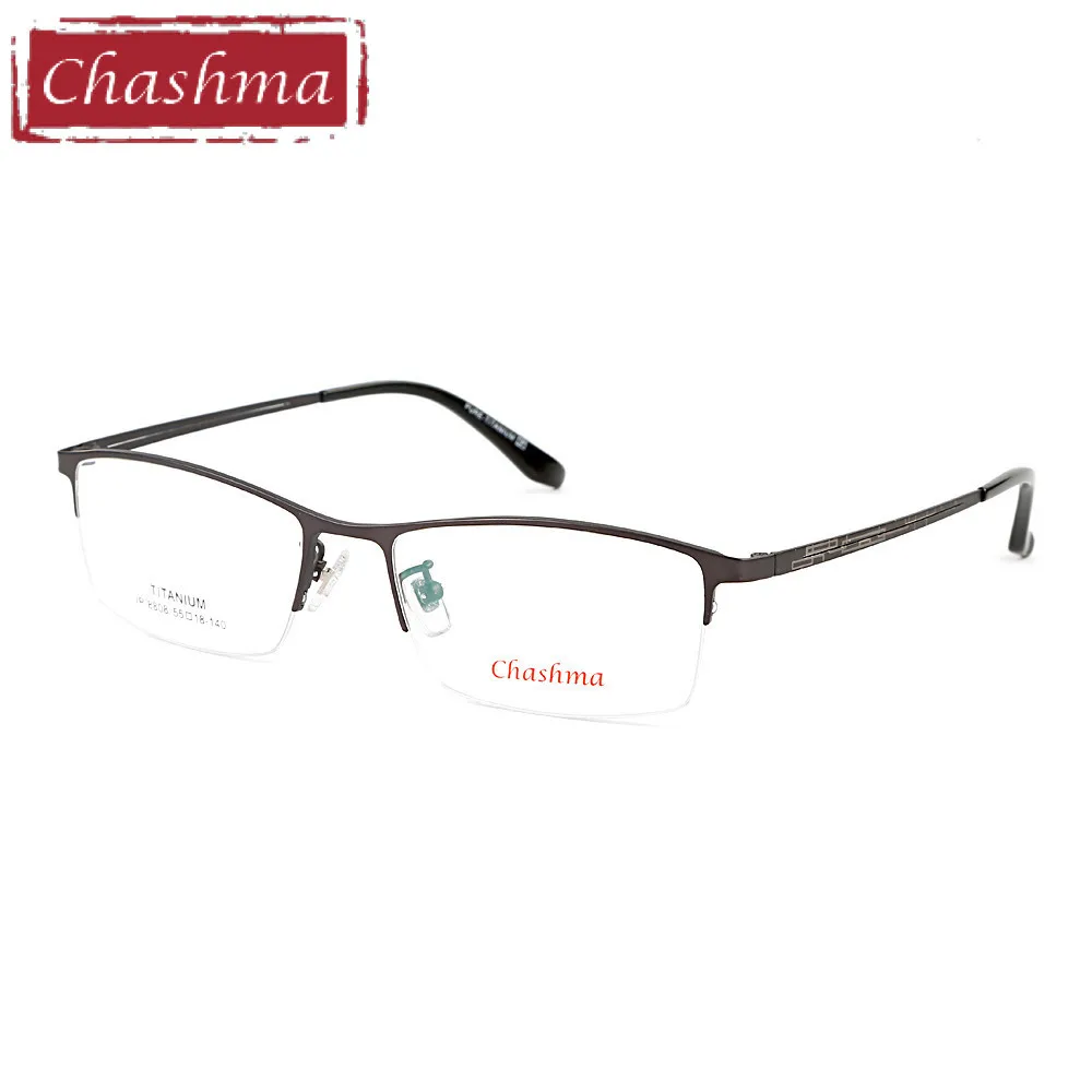 Чашма титановая пластина светильник полуоправа чистый титан|titan eyeglass frames|brand