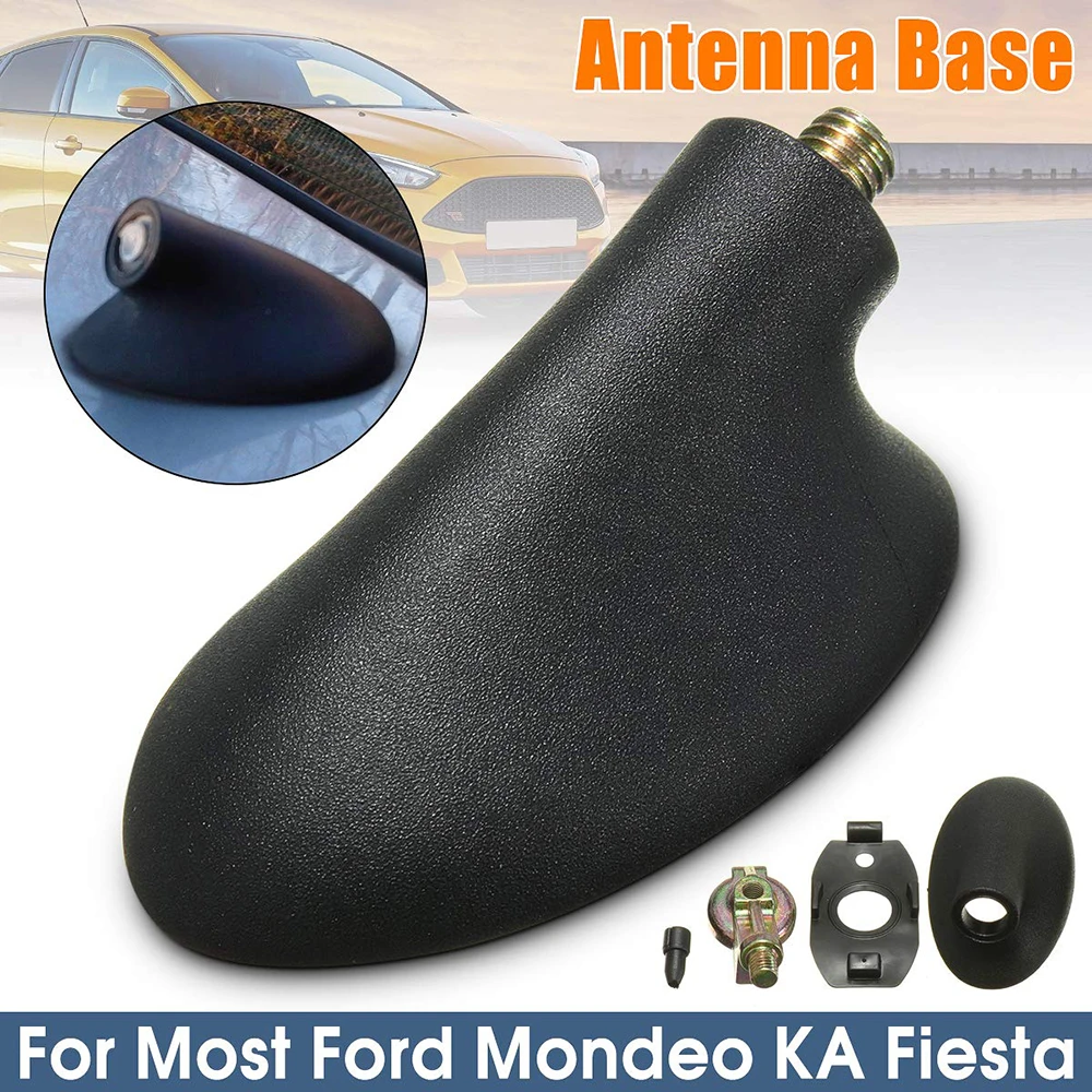 

Car AM Radio Antenna Aerial Roof Mount Base for Ford Focus Mondeo KA Fiesta Transit Auto Replacement Parts 1087087 Black F046
