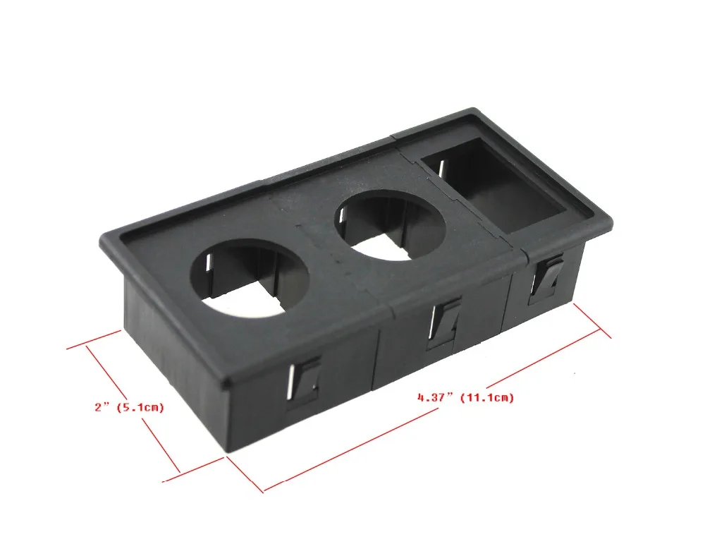 DC12V 24V Мощность гнездо прикуривателя с кулисный переключатель держатель Корпус