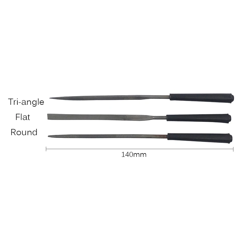 Round Flat Triangle Needle Files Set Hand Tool for Jeweler Diamond Wood Carving Metal Glass Stone Craft Tools (3)