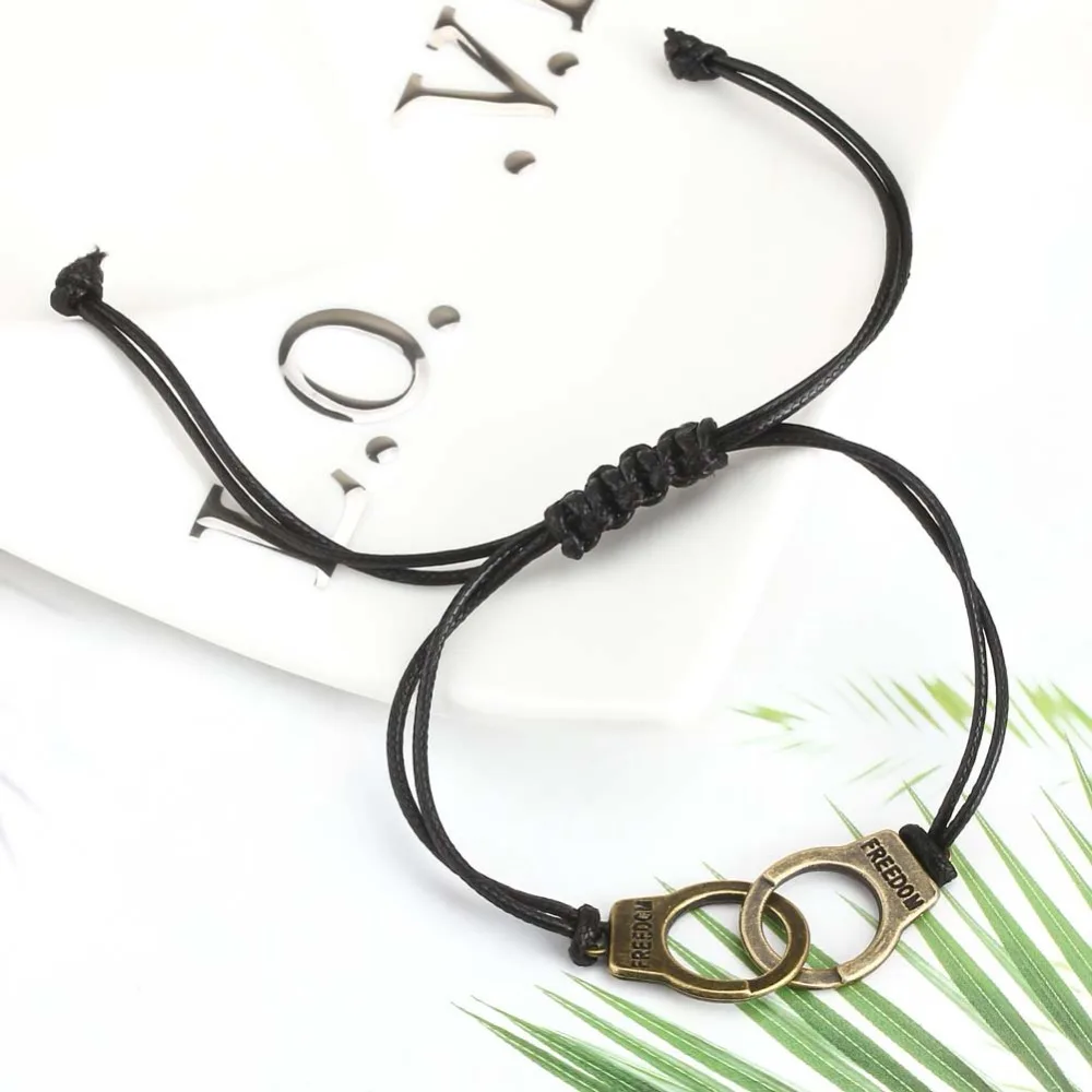 Свободные наручные браслеты для женщин модные резные FREEDON пары замок браслеты и акриловый браслет Прямая поставка