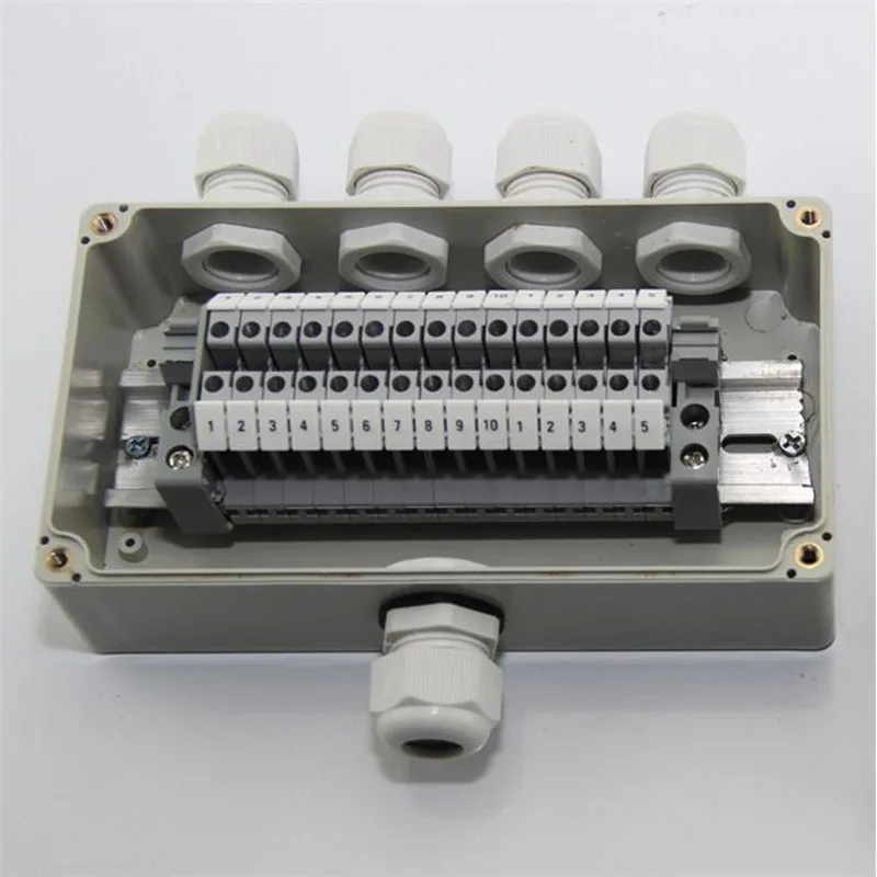 158 * 90 * 60mm one in four out waterproof junction box with terminal