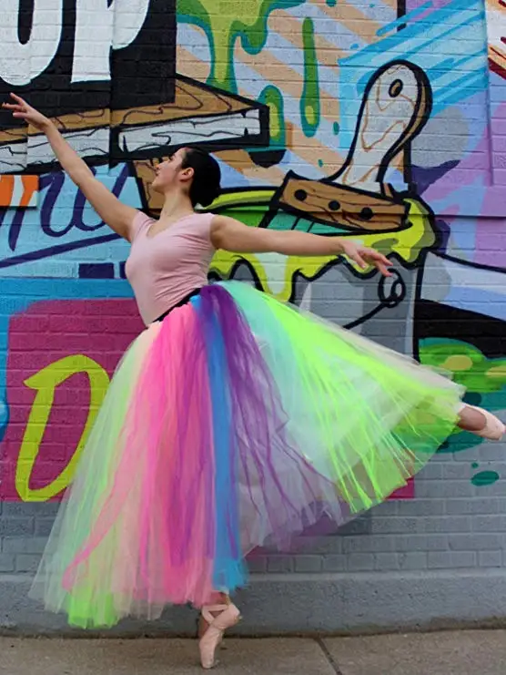 In-stock-Women-Petticoat-Rainbow-Long-Floor-Length-100cm-Wedding-Accessories-Tulle-underskirt-A-Line-bridesmaid