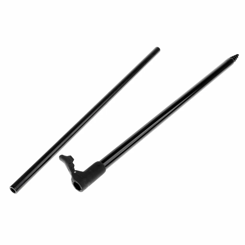 2pcs Adjustable Fishing Bank Sticks Banksticks Rod Support Ground Pin for Bite Alarms, Buzz Bars