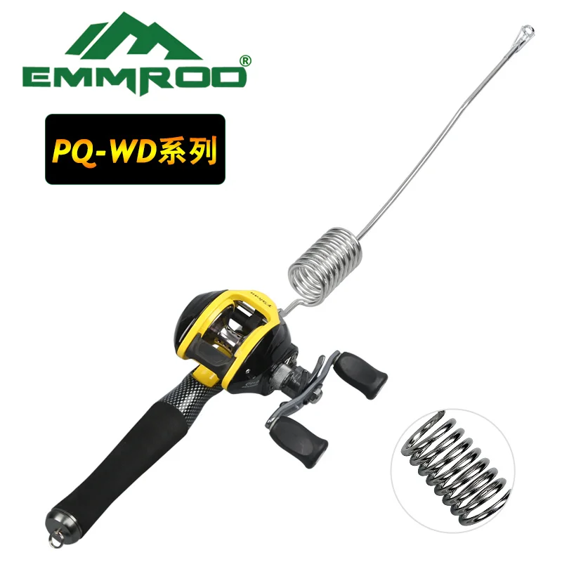 2017 جديد Emmrod المقاوم للصدأ باكر Baitcasting الصيد قضيب كومبو الصب القطب المحيط قصبة صيد القوارب المحيط الصيد بواسطة Emmrod