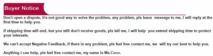 buyer notice