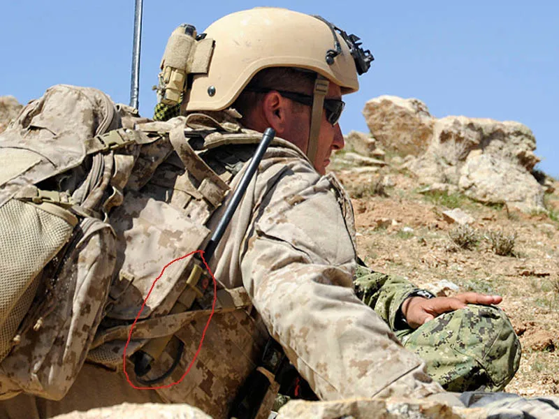 Emersongear Тактическая Военная радиоантенна переносная сумка Molle для страйкбола