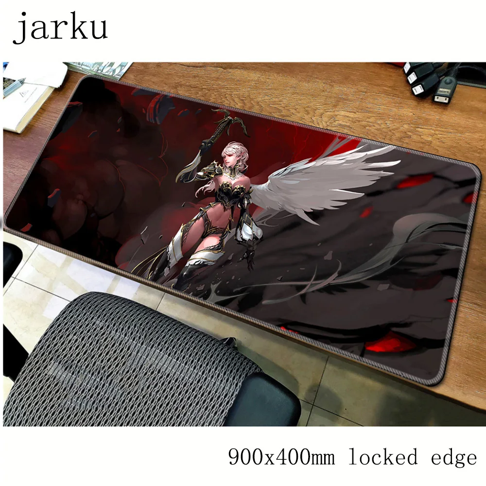 Lineage 2 pad мышь computador gamer mause 900x400X2MM padmouse большой красочный Коврик Для Мыши