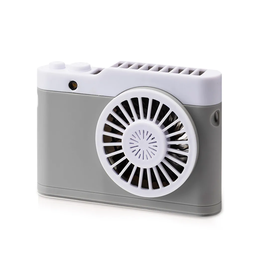 CARPRIE Usb Перезаряжаемый вентилятор высокого качества с питанием от USB Ручной мини портативный охлаждающий usb-вентилятор портативный Перезаряжаемый вентилятор - Цвет: Серый